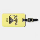 テレホンカートゥーイラストレーション ラゲッジタグ (正面横)