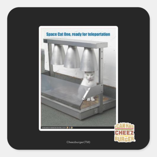 テレポーテーションの準備完了 スクエアシール (正面)