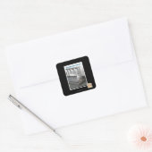 テレポーテーションの準備完了 スクエアシール (封筒)