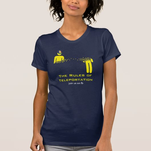 テレポーテーション規則 Tシャツ (正面)