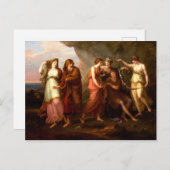 テレマクスとカリプソのニンフ ポストカード (正面/裏面)