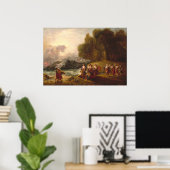 テレマコス&カリプソベンジャミンウエストファインアートポスター ポスター (ホームオフィス)