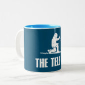 テレマークスキーライフ ツートーンマグカップ (正面左)