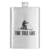 テレマークスキーライフ フラスク (正面)