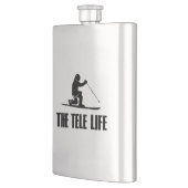 テレマークスキーライフ フラスク (左)