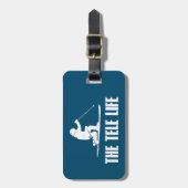 テレマークスキーライフ ラゲッジタグ (正面縦)