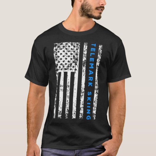 テレマークスキー Tシャツ (正面)