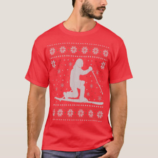 テレマーク醜いクリスマスセーター醜いクリスマスソー Tシャツ