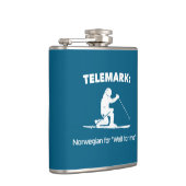 テレマーク：ノルウェー語で「待ってくれ」 フラスク (右)