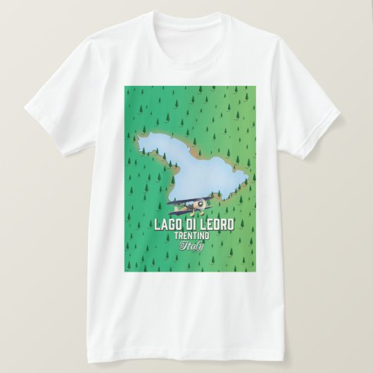 テレント イタリア レドロ湖 Tシャツ (デザイン正面)