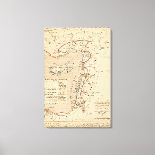 テレ・セイント代理ラ・ドゥーシーメクロワサード キャンバスプリント (正面)