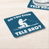 テレ・ブロもか？ スクエアペーパーコースター (アングル)