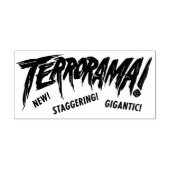 テロだ！ヴィンテージホラー映画 ラバースタンプ (インプリント)