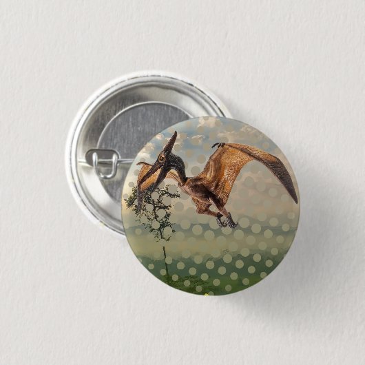 テロダクティロ 缶バッジ (正面&裏面)