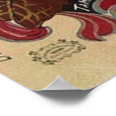 テロット&シーディジョンヴィンテージバイク ポスター (角)