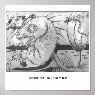 「テロリストの魚」 ポスター