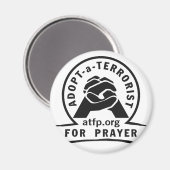 テロリストを祈りの言葉する マグネット (正面/裏面)