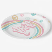 テンはヴィベレトロサマーレインボー ペーパープレート (アングル)