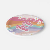 テンはヴィベレトロレインボー10誕生日 ペーパープレート (アングル)