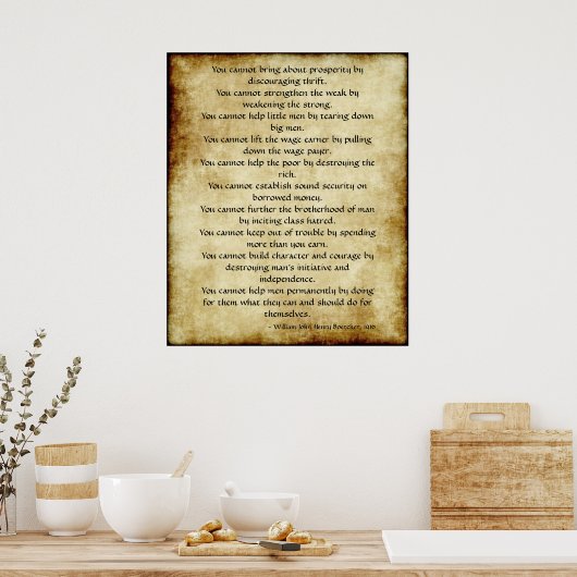 テンカント ポスター (キッチン)