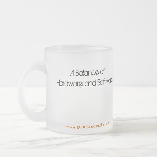 テングタケのきらめき フロストグラスマグカップ (左)