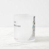 テングタケのきらめき フロストグラスマグカップ (中央)