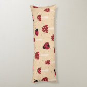 テンジウムシとレッドマッシュルーム ボディピロー (裏面 (縦))