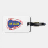 テンスリープロック登山カラビナー ラゲッジタグ (裏面横)