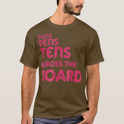 テンズ・クロス・ザ・ボード・ドラッグ・ファン・シャツ Tシャツ (正面)