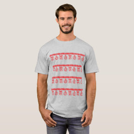 テンセル HO HO HO (赤) Tシャツ