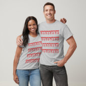テンセル HO HO HO (赤) Tシャツ (ユニセックス)