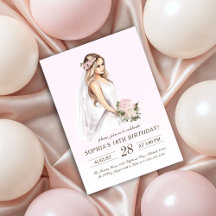 テンダーエレガントピンクプリンセス18誕生日