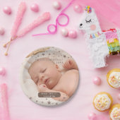 テンダースターリークリスマスフォトパーソナライズされたホリデー ペーパープレート (パーティー)