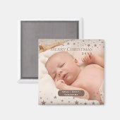 テンダースターリークリスマスフォトパーソナライズされたホリデー マグネット (正面/裏面)