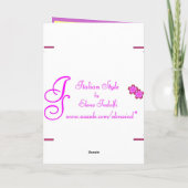 テンダーバンニーイースターカード シーズンカード (裏面)