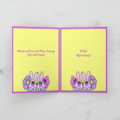 テンダーバンニーイースターカード シーズンカード (内部)