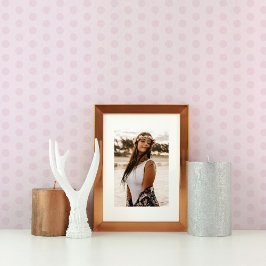 テンダーパステルピンクパープル水玉模様 壁紙