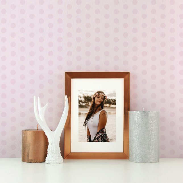 テンダーパステルピンクパープル水玉模様 壁紙 (クリエイターアップロード済み)