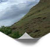 テンダーフットヒル上空の米国国旗 ポスター (角)