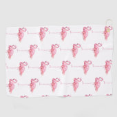 テンダーフラミンゴシリーズデザイン1 ゴルフタオル (横)