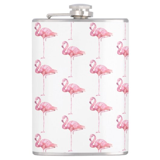 テンダーフラミンゴシリーズデザイン1 フラスク (正面)