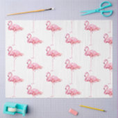 テンダーフラミンゴシリーズデザイン1 薄葉紙 (クラフト)