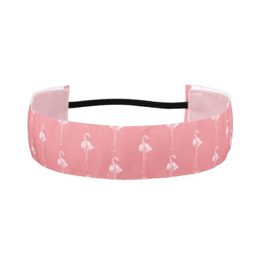 テンダーフラミンゴシリーズデザイン2 アスレチックヘッドバンド (正面)