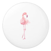 テンダーフラミンゴシリーズデザイン2 セラミックノブ (正面)