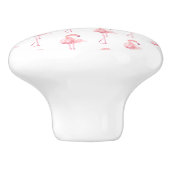 テンダーフラミンゴシリーズデザイン2 セラミックノブ (側面)