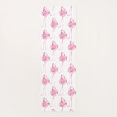 テンダーフラミンゴシリーズデザイン3ヨガマット ヨガマット (裏面)