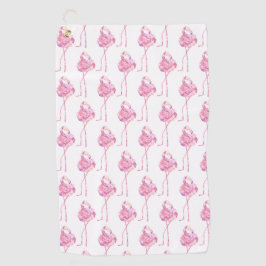 テンダーフラミンゴシリーズデザイン3 ゴルフタオル