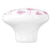 テンダーフラミンゴシリーズデザイン3 セラミックノブ (側面)