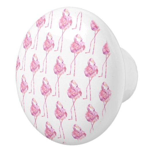 テンダーフラミンゴシリーズデザイン3 セラミックノブ (右)