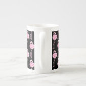 テンダーフラミンゴシリーズデザイン3 ボーンチャイナマグカップ (裏面)